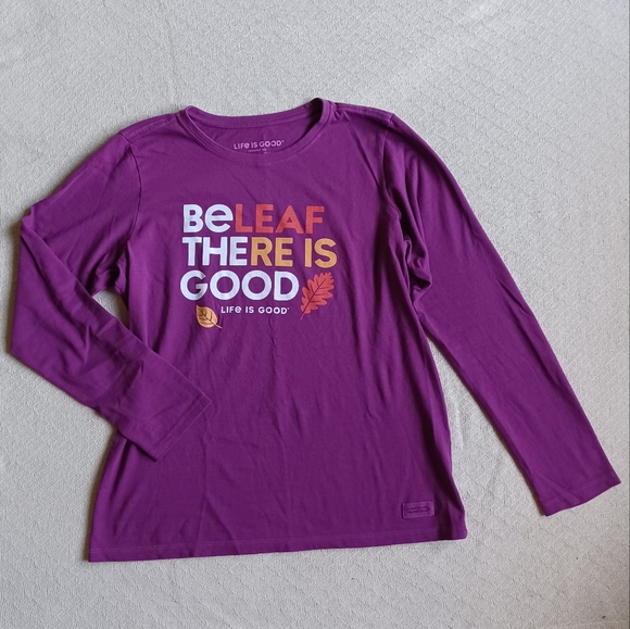 life is good 🍂 crusher tee shirt fall autumn halloween - Picture 1 of 6